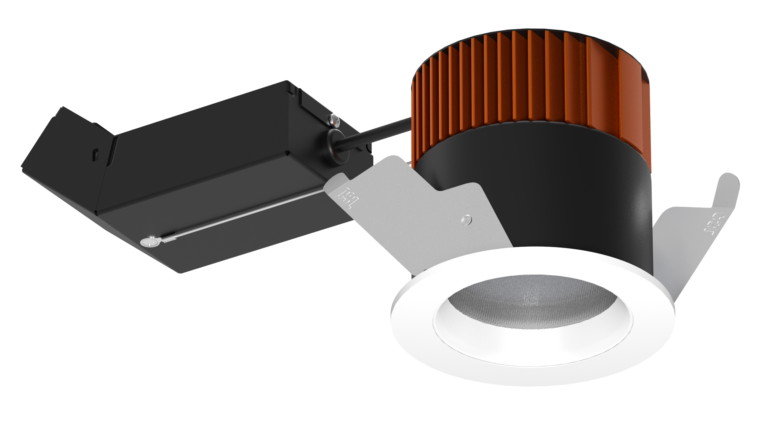3" Fixed Lower Lumen Remodel IC Wet Regressed Round Trim Recessed Lighting