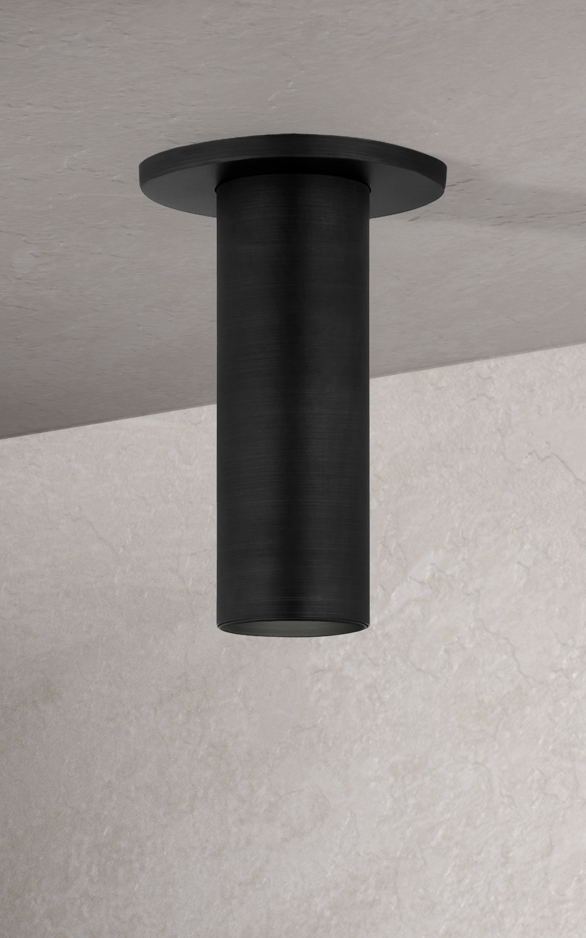 Luxe Flush Mount 2" in Matte Black Lighting