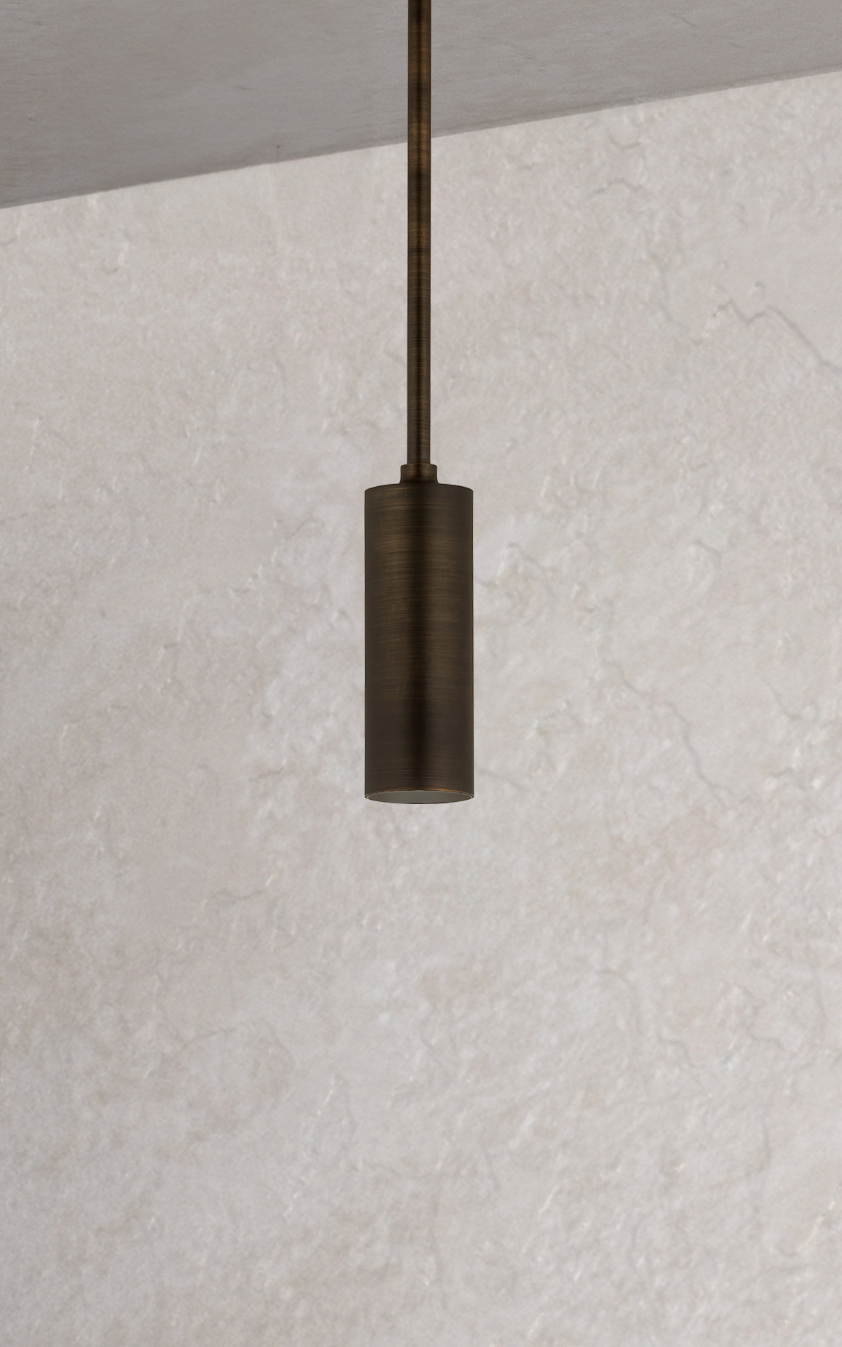 Luxe Pendant 2" in Distressed Bronze Lighting